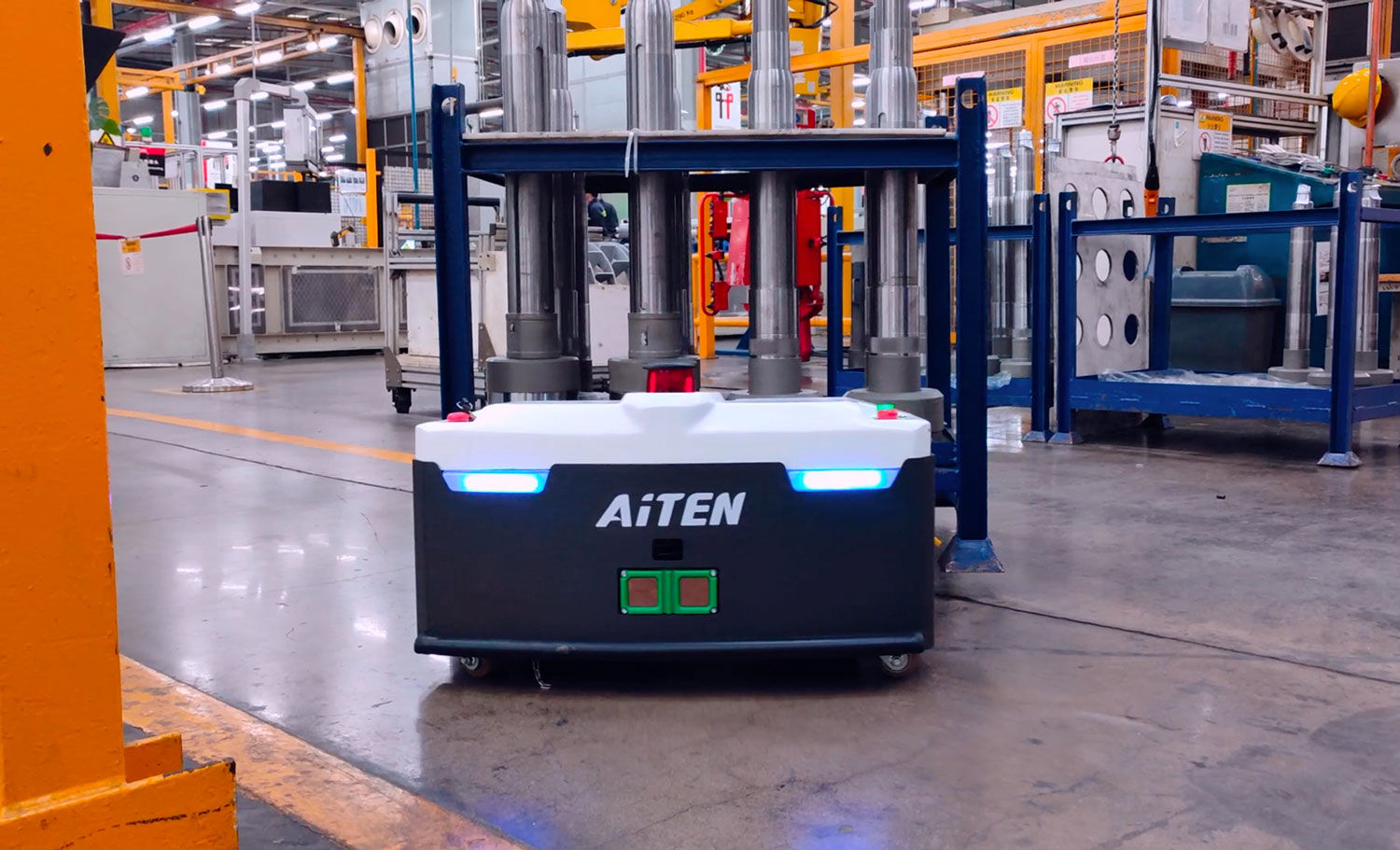 555000jcjc公海AGV机器人助企业复工